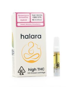 Halara vape | Halara High THC Strawnana Smoothie carts (1G)