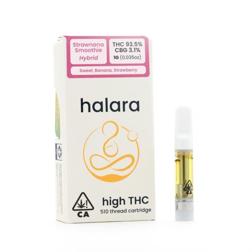 Halara vape | Halara High THC Strawnana Smoothie carts (1G)