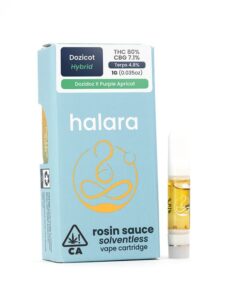 Halara Carts | Halara Solventless Rosin Sauce Disposable vape - Dazicot (1G)