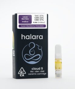 Halara carts cloud 9 CBN | Halara disposable vape Lava Berries (1G)