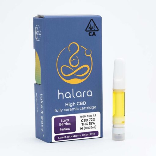 Halara vape | Halara Lava Berries - High CBD Cartridge (1g)