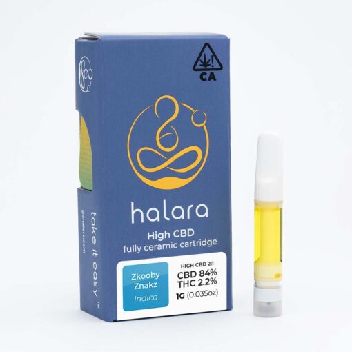 Halara vape | Halara Zkooby Znakz High CBD Cartridge (1g)